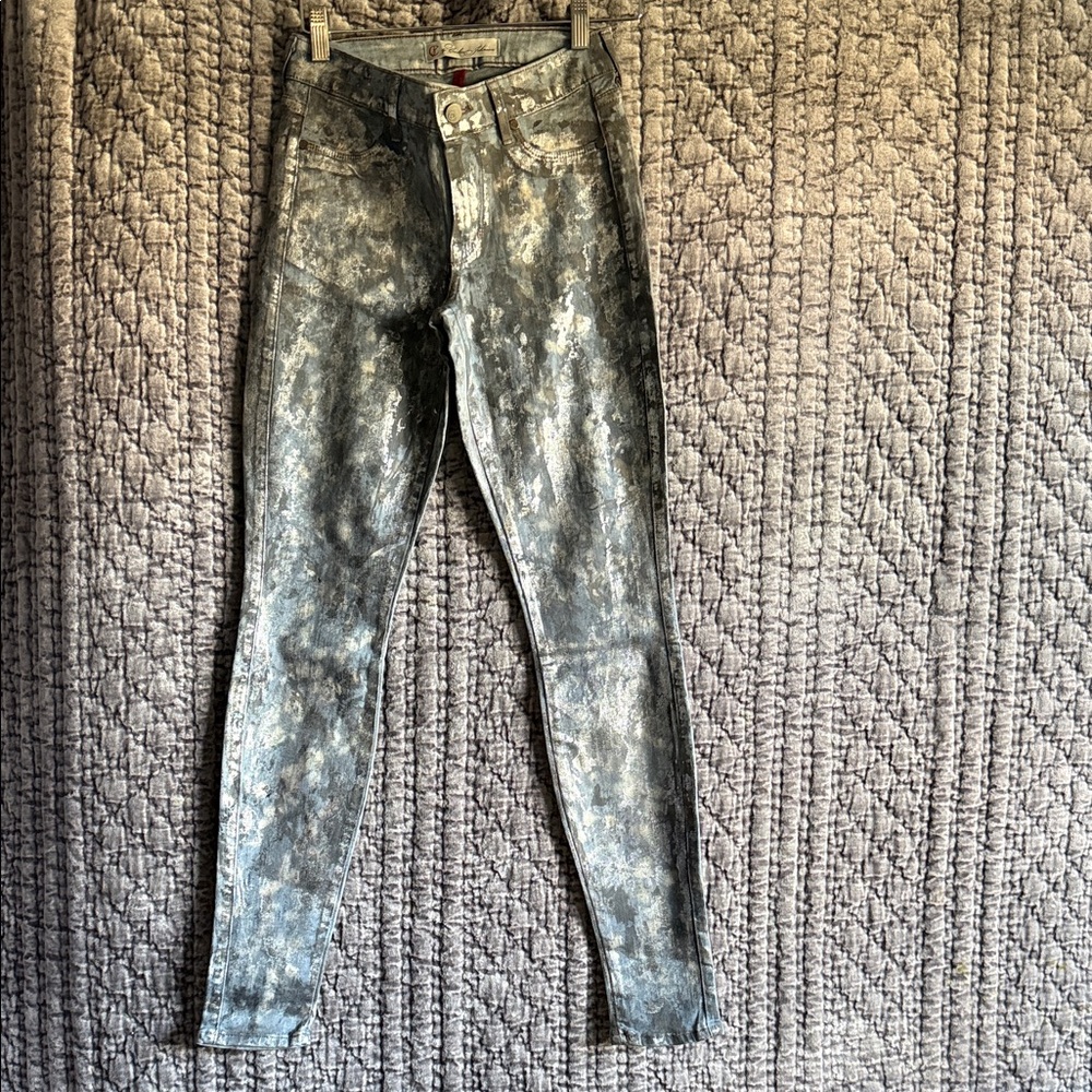 Trendy Acid Wash Skinny Jeans
